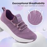 ZOVE Women's Extra Wide Breathable Running Sneakers