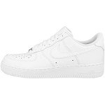 Nike Women's Air Force 1 '07 Sneakers - White/Silver