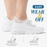 ZURIN Women's Lightweight Slip-On Walking Sneakers