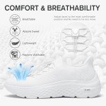 ZURIN Women's Lightweight Slip-On Walking Sneakers