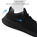 HENGNI Men's Lightweight Slip-On Casual Sneakers
