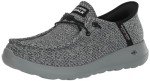 Skechers Go Walk Max Slip-Ons, Grey/Black, Size 43