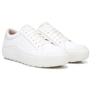 Dr. Scholl's Women's White Slip-On Platform Sneakers