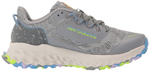 New Balance Women's Trail Running Shoe, Silver/Blue, Size 8