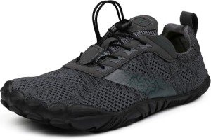 WHITIN Men's Minimalist Trail Running Shoes, Grey