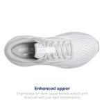 Brooks Ghost 16 Women's Sneakers, White Gray, Size 40