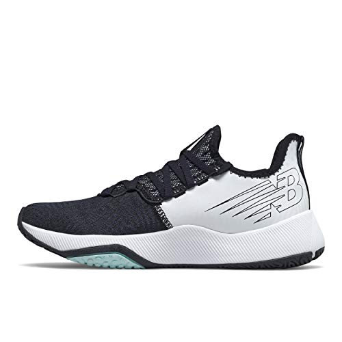 New Balance womens Fuelcell 100 V1 Cross Trainer, Black/Outerspace/White Mint, 8.5 US