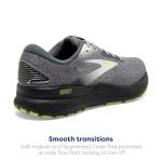 Brooks Ghost 16 Men’s Running Shoe - Primer/Grey/Lime