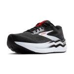 Brooks Men's Ghost Max 2 Running Shoes, Black/Red