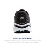 Brooks Men's Ghost Max 2 Running Shoes, Black/Red