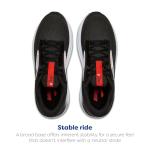 Brooks Men's Ghost Max 2 Running Shoes, Black/Red