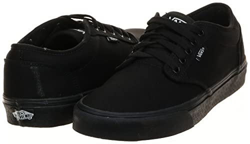 Vans Men Low-Top Sneakers, Black Canvas), 11 M US