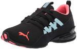 PUMA Women’s Riaze Prowl Running Shoes Black-Pink-Aqua