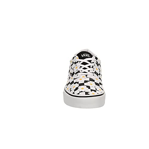 Vans Unisex Doheny Canvas Low Platform Sneaker - Flower Checkerboard Multicolor 7.5