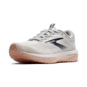Brooks Revel 7 Women's Sneakers in Oyster/White/Tropical Peach