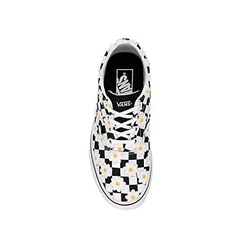 Vans Unisex Doheny Canvas Low Platform Sneaker - Flower Checkerboard Multicolor 7.5