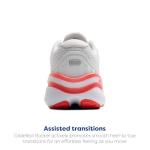 Brooks Women's Ghost Max 2 Sneakers, White/Coral