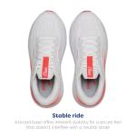 Brooks Women's Ghost Max 2 Sneakers, White/Coral