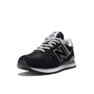New Balance 574 Core Men's Sneakers, Black/White