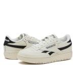 Reebok Women's Club C Double Sneakers, Chalk/Black