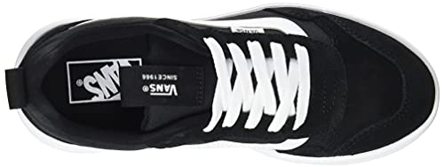 Vans Unisex Range Exp Suede Canvas Sneaker - Black/White 8.5