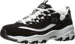 Skechers Women's D'Lites Me Time Sneakers, Black/White