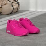 Skechers Women's Uno Night Shades Sneakers - Hot Pink
