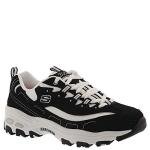 Skechers Women’s D'lites Memory Foam Sneakers, Black/White
