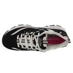Skechers Women’s D'lites Memory Foam Sneakers, Black/White