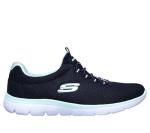 Skechers Women's Summits Sneakers in Navy Aqua