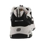 Skechers Women’s D'lites Memory Foam Sneakers, Black/White