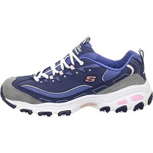 Skechers Women's D'lites Fashion Sneaker - Navy Grey
