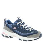 Skechers Women's D'lites Fashion Sneaker - Navy Grey