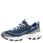 Skechers Women's D'lites Fashion Sneaker - Navy Grey