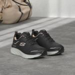 Skechers Women's D'lux Walker Sneakers, Black/Pink