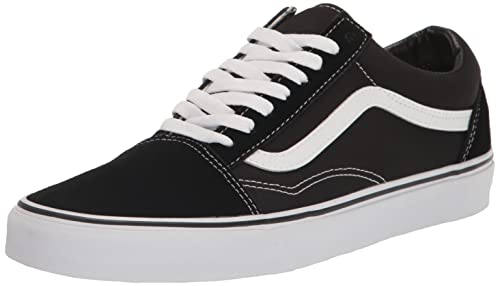 Vans Unisex Old Skool Black/White Skate Shoe 13 Men US