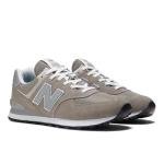 New Balance 574 Core Sneakers - Grey/White, Size 9