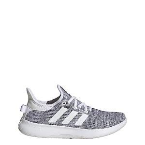 adidas Women's Cloudfoam Pure Sneakers, White/Black