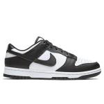 Nike Dunk Low Retro Sneakers in White/Black