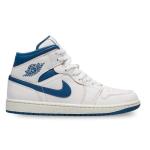 Nike Air Jordan 1 Mid SE White Blue Sneakers
