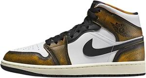 Nike Air Jordan 1 Mid SE Black/Yellow Sneaker