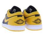 Nike Air Jordan 1 Low Sneakers, Black Yellow