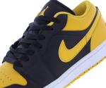Nike Air Jordan 1 Low Sneakers, Black Yellow