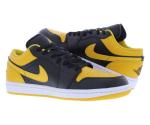 Nike Air Jordan 1 Low Sneakers, Black Yellow