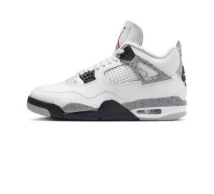 Nike Air Jordan 4 Retro Basketball Shoes - Summit White