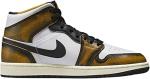 Nike Air Jordan 1 Mid SE Black/Yellow Sneaker