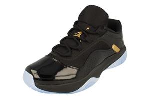 Nike Air Jordan 11 Low Black Gold Sneakers