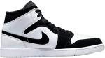 Nike Air Jordan 1 Mid Men's Sneakers, White/Black