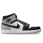 Nike Air Jordan 1 Mid White Black Gray Sneakers