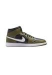 Men's Nike Air Jordan 1 Mid Black/Olive
